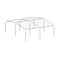 2W International Canopy Tent, White, 20x20 PR2020-W - alternate 1
